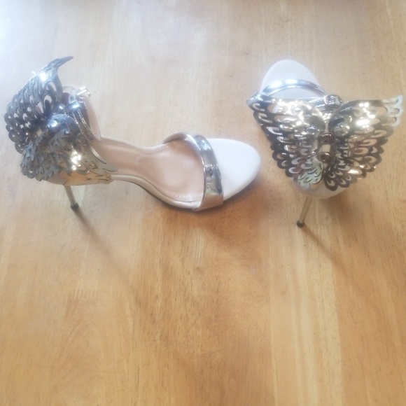high heels with angel wings